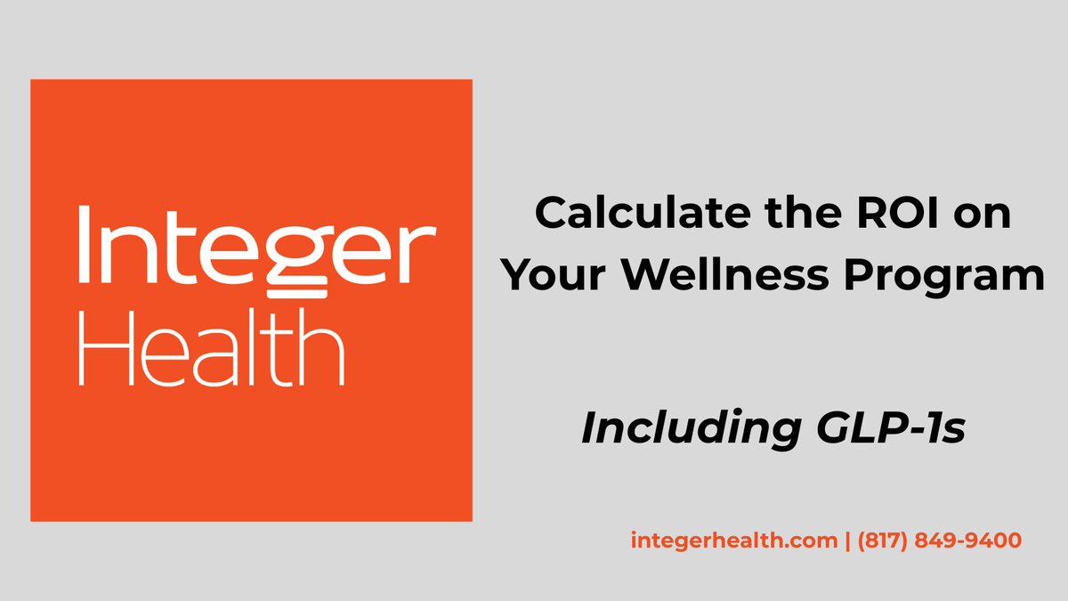 ScottRoloff's tweet photo. Employers spend billions on wellness programs every year.

Most cannot tell you whether they worked.

Not because the data is missing ‒ but because no one has a standardized way to connect the program to a measurable health outcome in dollar terms.

IntegerHealth fixes that.

We calculate the true ROI on wellness and disease-management programs ‒ using the patented analytics described in:

👉 How to Calculate the ROI on Your Wellness Program, published in the peer-reviewed Journal of Total Rewards

View or download on Google Drive: https://t.co/ted35JwYkm

For the first time, you can see not just what you spent ‒ but what you got.

#EmployeeWellness #WellnessROI #HealthTech #OutcomesMeasurement #HealthcareAnalytics #BenefitsStrategy