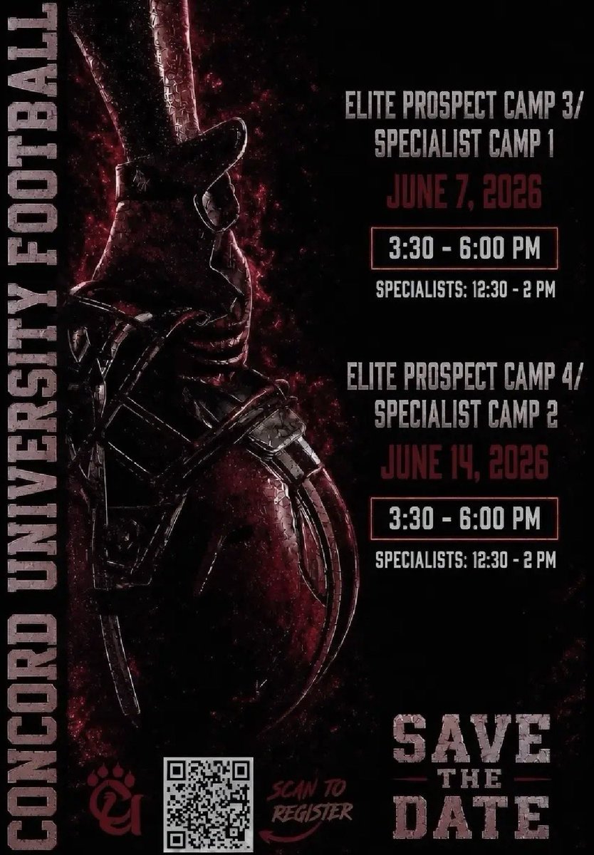 AidanV57845's tweet photo. Thank you @ConcordFootball for the camp invite! 
@CoachDCJohnson @ChadWare1972 @iamzneff @coach_hott2 https://t.co/YlZnlhNrEA