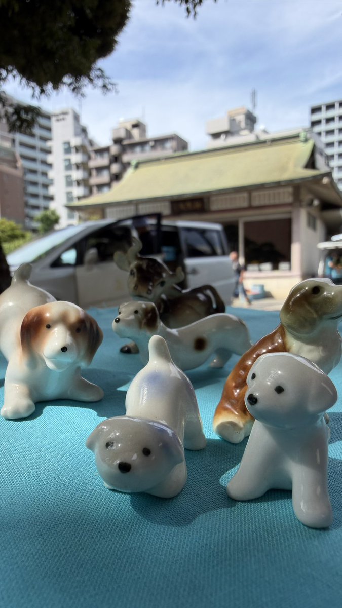 町田天満宮がらくた骨董市 @kanagawaantique 撤収、次回6/4(木)はPiNS
