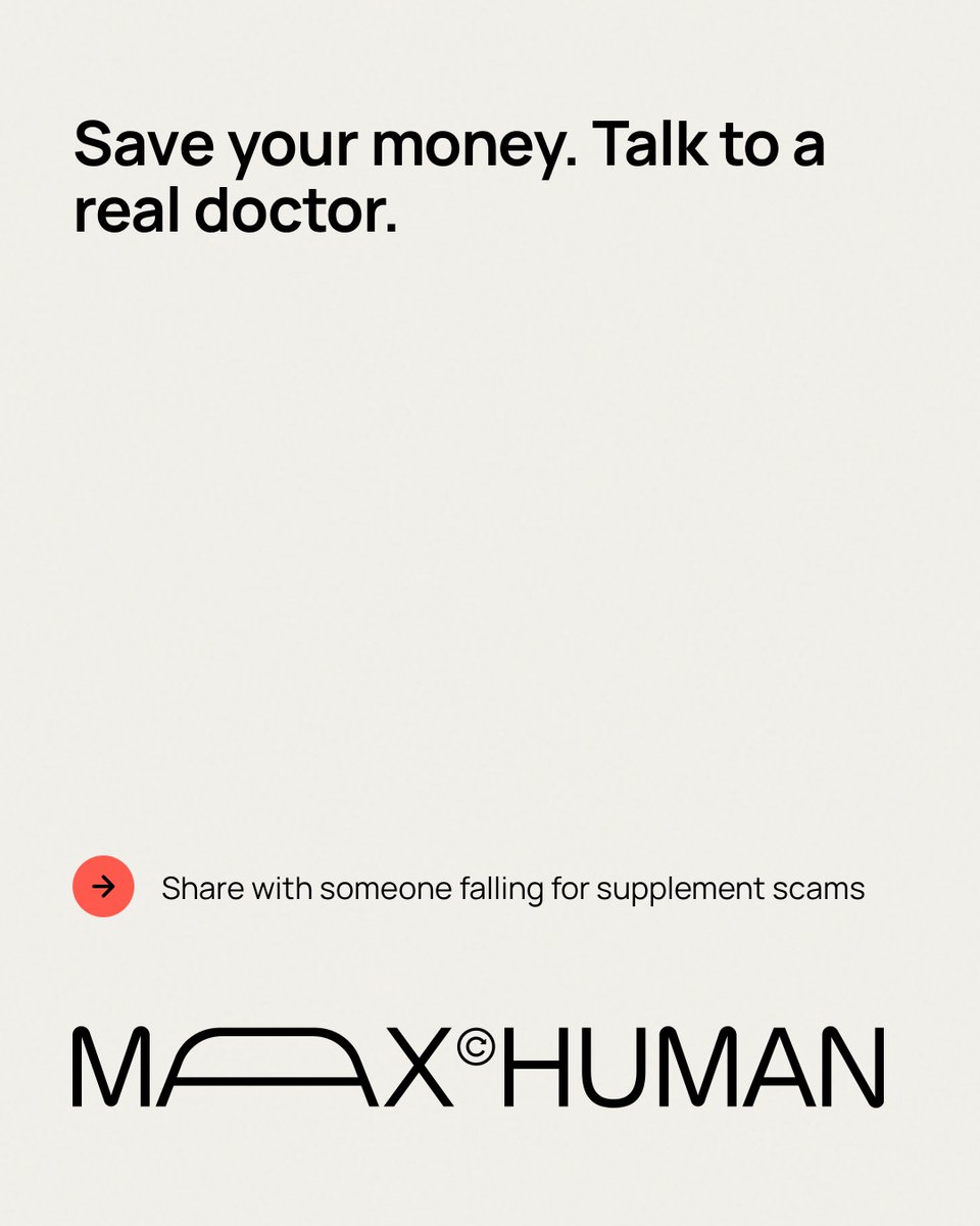 themaxhuman's tweet photo. These $60 'GLP-1' supplements flooding your feed have zero GLP-1 activity. Real semaglutide is a prescription peptide. These are random plant extracts with fancy marketing. The FDA already issued warnings about this scam. https://t.co/dSFmGTcyH5