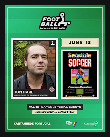 PlanetaSinclair's tweet photo. Planeta Sinclair: Mais um convidado, Jon Hare no Football Classics https://t.co/tiAmyUgEEm https://t.co/8lqDrTmNBp