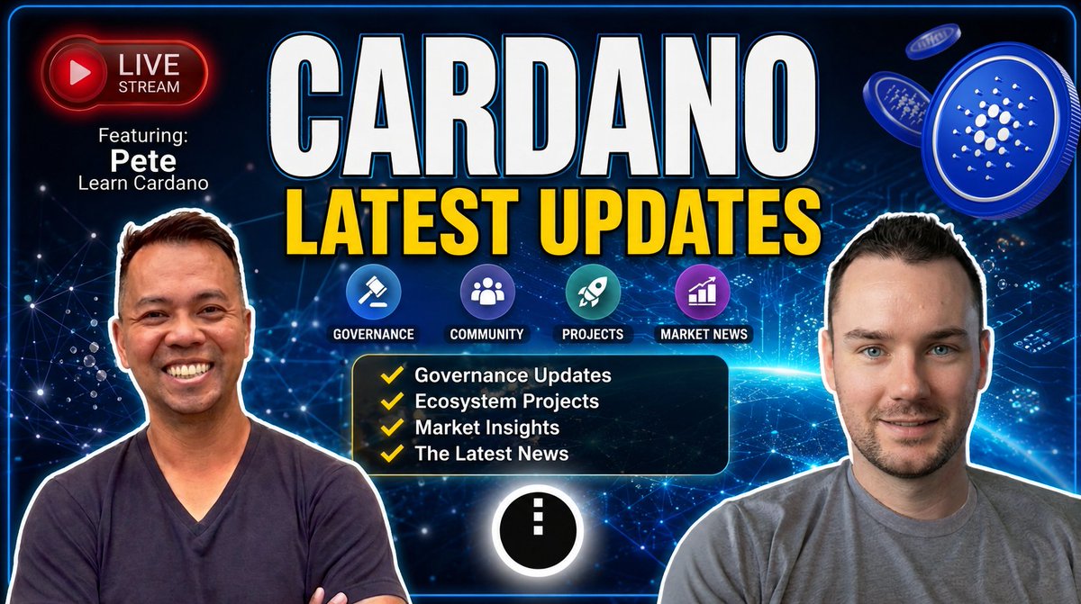 cwpaulm's tweet photo. Next Cardano Live Stream with @astroboysoup this Thurs June 4th at 11:30 UTC+1 here on X and on YouTube

Covering all the latest and any topics anyone mentions below https://t.co/tntotzFC6K