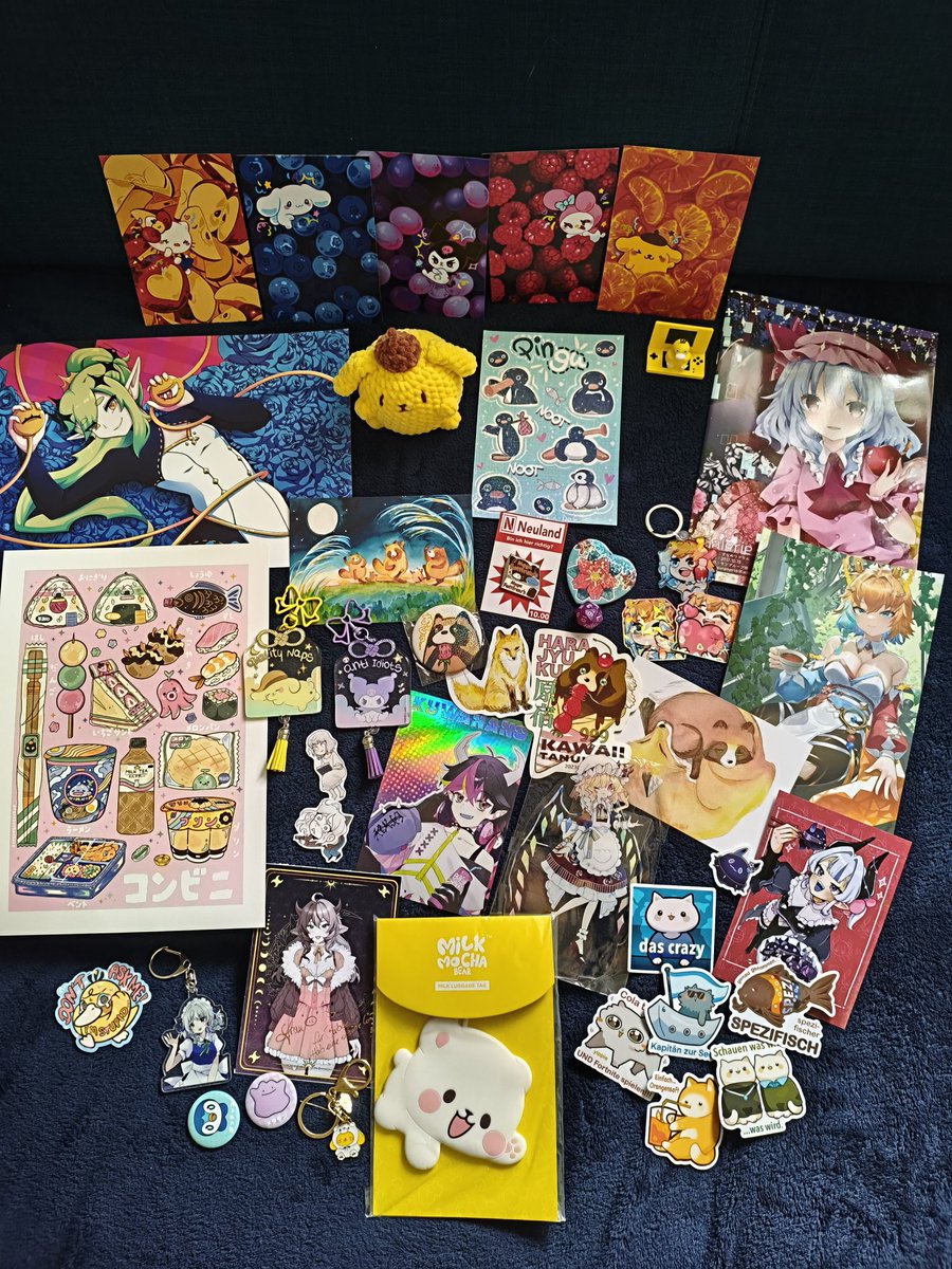 babbe0's tweet photo. Dokomi 2026 loot!! Thanks to everyone I met!! https://t.co/W2dWZFdxer
