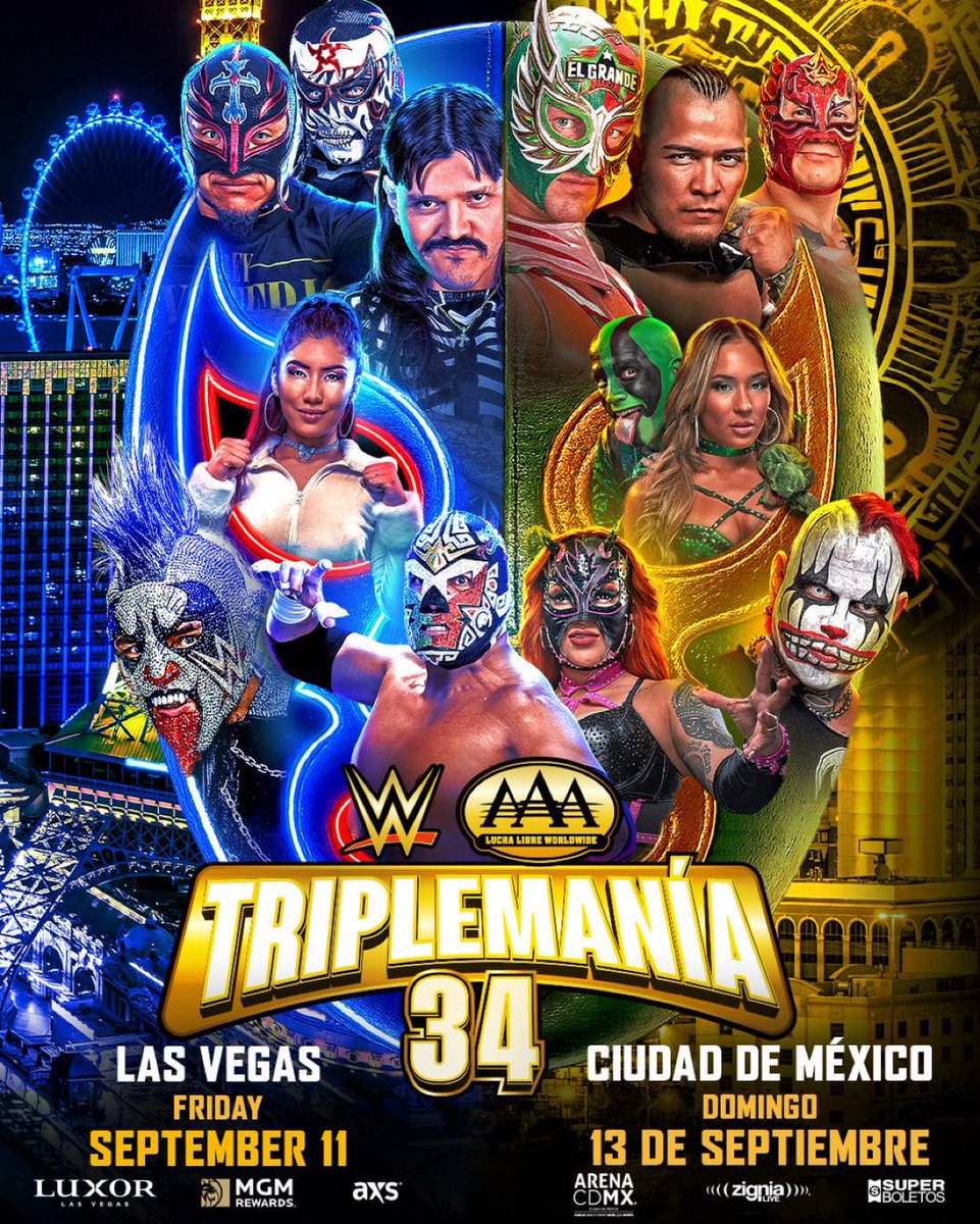 RolsoG's tweet photo. Qué bonito sería ver Triplemanía 34 en vivo.

Huele a evento HISTÓRICO. https://t.co/ZaKIjEZLo1