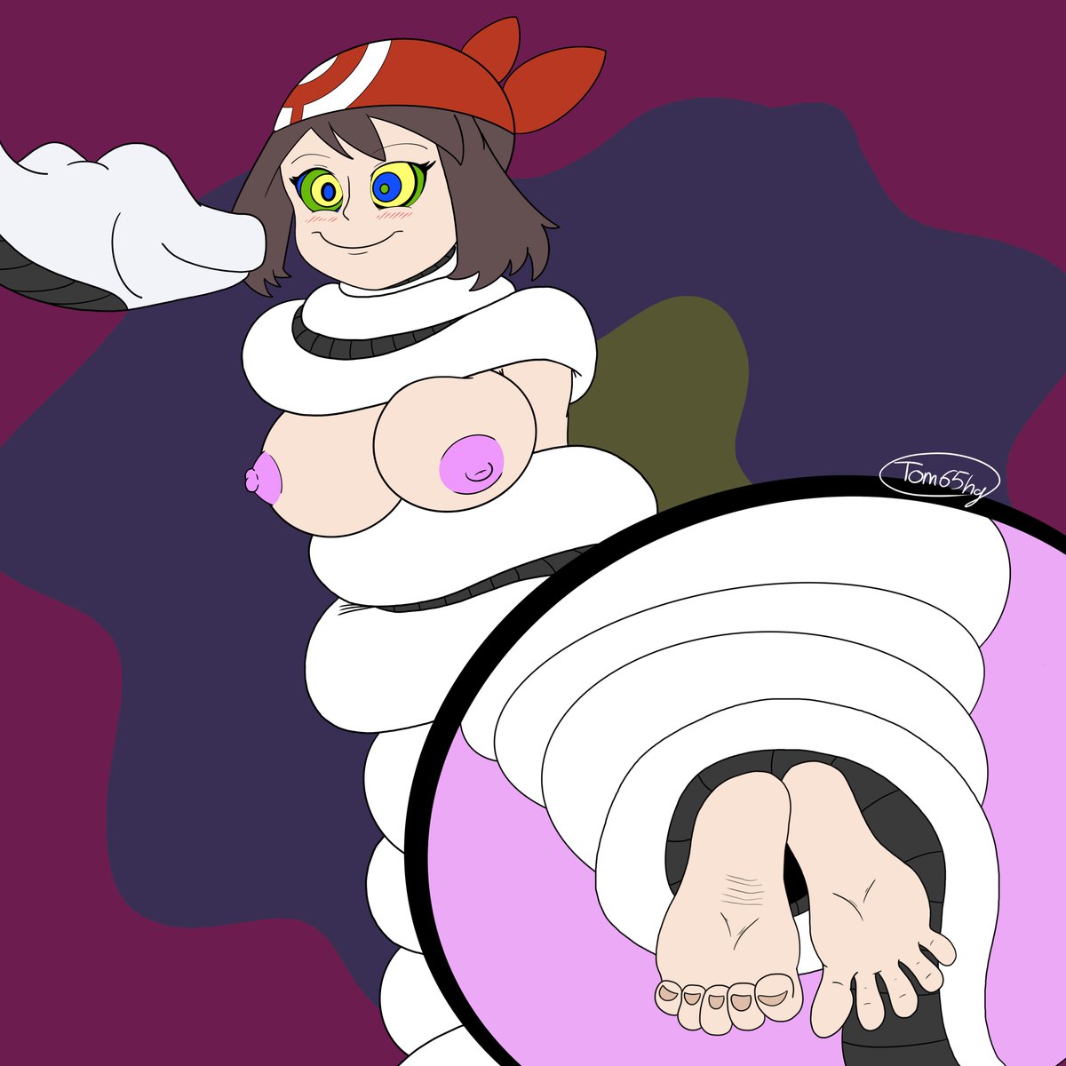 tom65hg's tweet photo. I also wanted to do a mature version with her soft breasts exposed, for pleasure.

It's hard to say that my motivation is so low with my daily life that this drawing took two days.

I hope to find some effective ways to boost my motivation. In the meantime, enjoy this treat! https://t.co/PuHboaGLSI