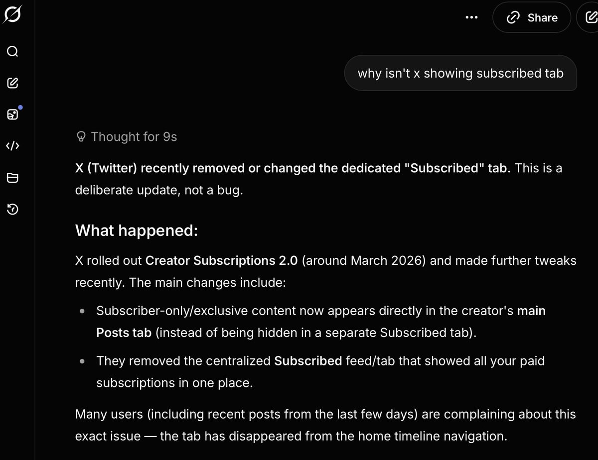 michael_young's tweet photo. @Jake__Wujastyk @X continues to make it more difficult to support subscriptions @elonmusk https://t.co/rhaAgLYc8M