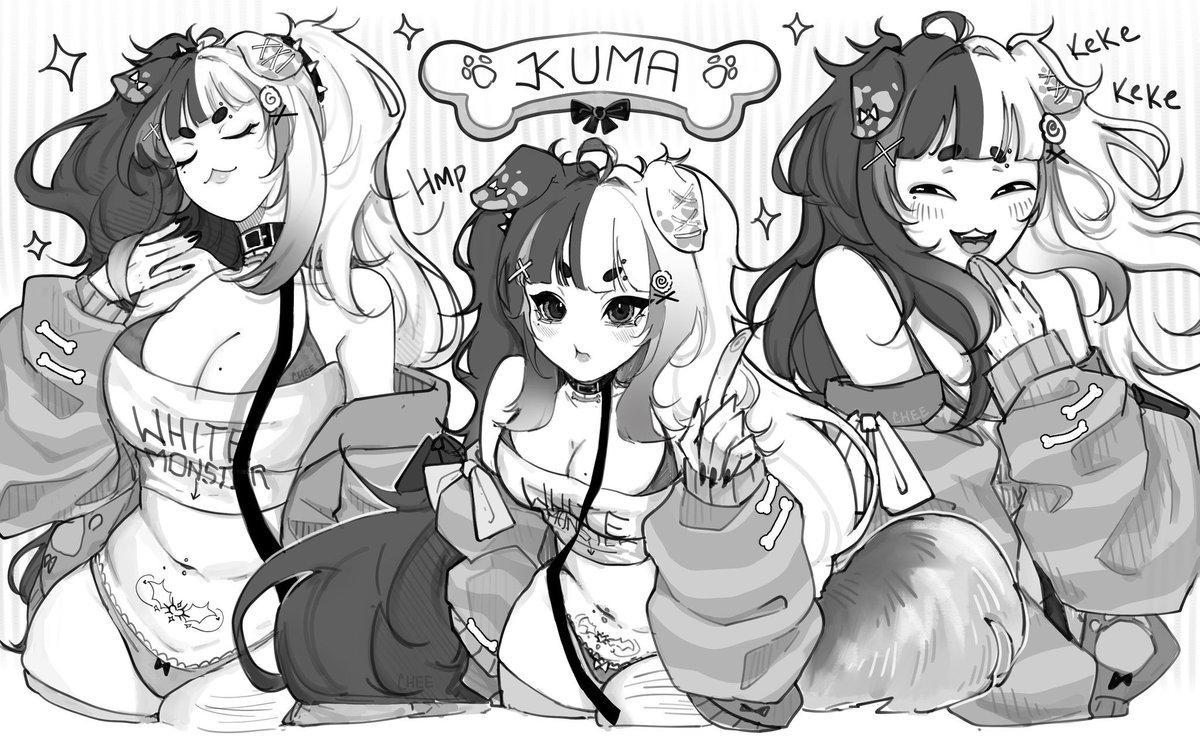 kumabite's tweet photo. kuma’s so cute! she can do NO wrong! keke~ 😋🐾

#kumadoodle https://t.co/omfj3uTnFP