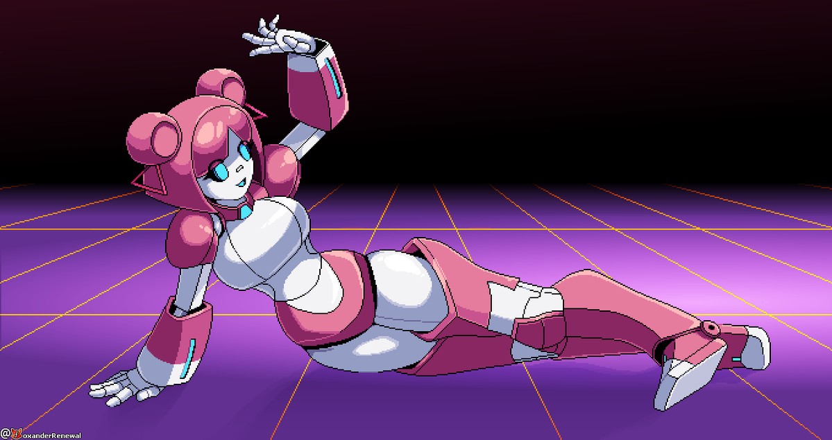 FoxanderRenewal's tweet photo. Full-body illustration for @/GuyverTTV https://t.co/2lh3EgEVHb