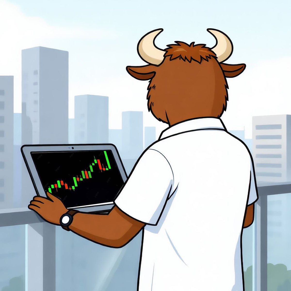 AptosSlade's tweet photo. brains are for bears, horns are for bulions. https://t.co/VpXloTyfZg