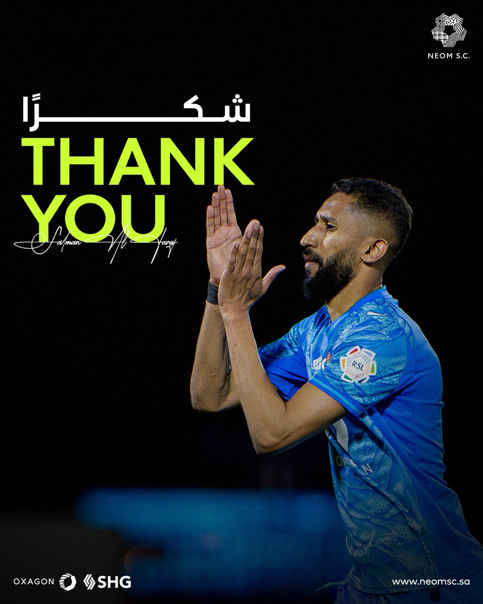NEOMSportsClub's tweet photo. بصمة قائد .. ذكراه ستبقى 💙

شكرًا سلمان الفرج على كل ما قدمته معنا 🙏

#نادي_نيوم_الرياضي https://t.co/PqGfT2LyXZ