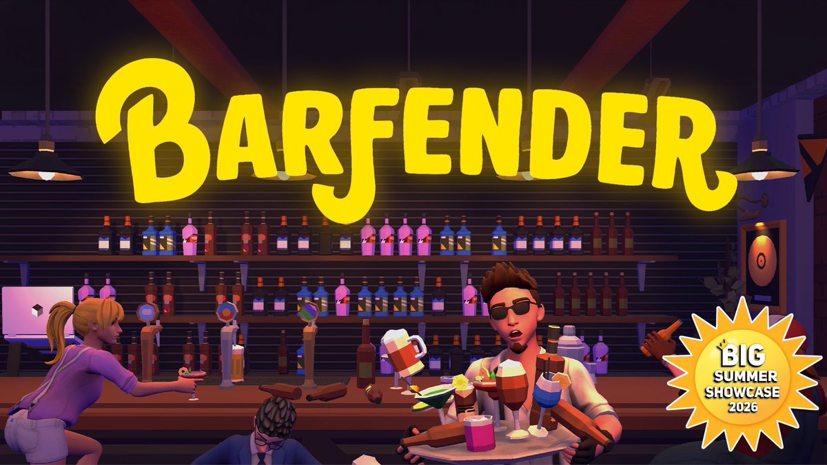 Barfender 🍻 Wishlist on Steam tweet media