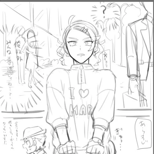 こういう話を次描きたいんですけど、女装が苦手な人はご注意を 