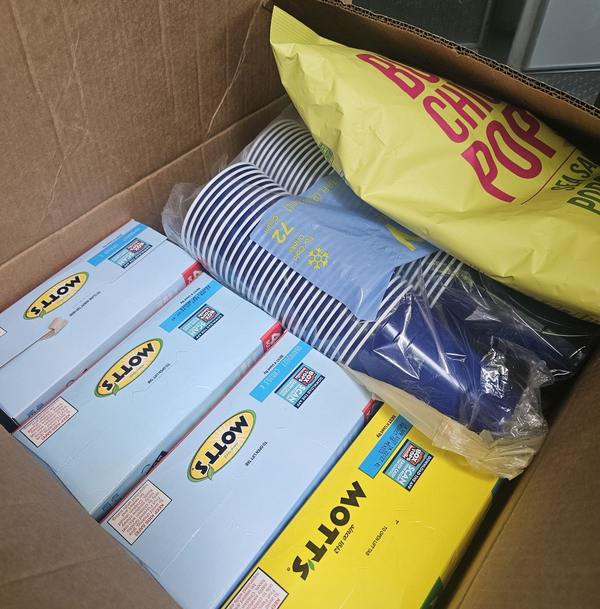 Box15's tweet photo. Thank you to @BreakawayFest for their donation of leftover drinks and snacks following this past weekend's music fest! https://t.co/LZIb6PGVL8