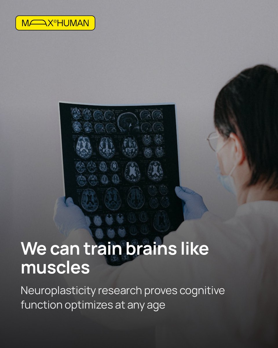 themaxhuman's tweet photo. Brain gains > muscle gains in 2026. Neuroplasticity research proves we can optimize cognitive function at any age. Ketones, nootropics, and BDNF protocols are the new pre-workout. Your brain is trainable like any muscle. https://t.co/pBjeV9EuIg