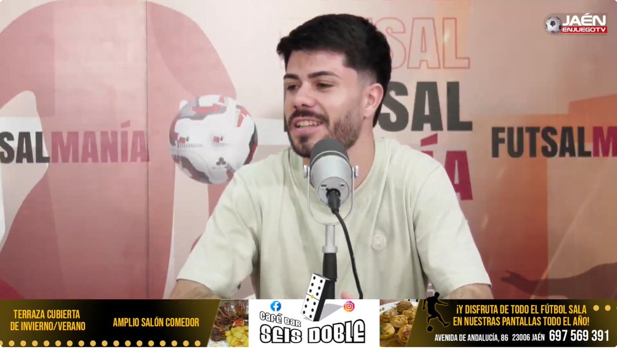 JaenenJuego's tweet photo. 🚨DANI ZURDO EN FUTSALMANÍA ‼

👉¿ Has visto a @danizurdo17 en FUTSALMANÍA ? El de Bedmar como siempre, claro, directo y desenfadado. Nos lo cuenta todo. 

Noticias, actualidad del @JaenFS  , debate... Todo, aquí: https://t.co/8lYIyPIwFG https://t.co/1a9APz5M49