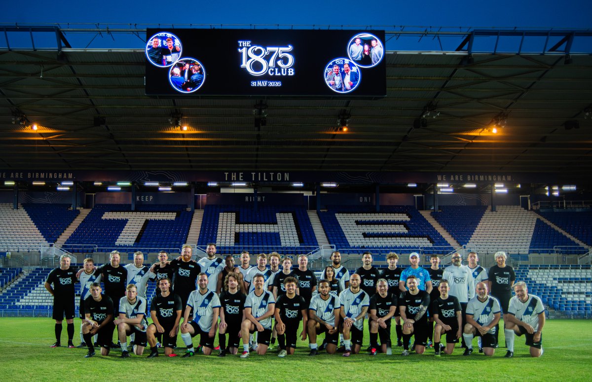 BCFC_Foundation's tweet photo. A moment to remember for our 1875 Club last night as they faced our Foundation XI under the lights at St. Andrew's @ Knighthead Park! 🤩

In their first ever annual 'Play on the Pitch' event our exclusive members received the full match day experience from their eye catching 1875 strip, to marching out to the Tamperer it was truly a day to remember ⚽️

To find out more about the 1875 club email 1875club@bcfc.com 📧