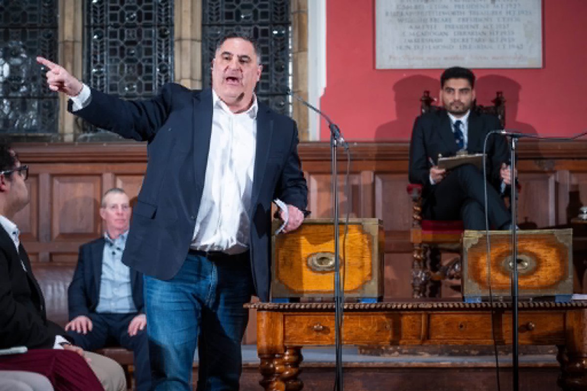 IkIsrar's tweet photo. The UK government’s decision to bar @cenkuygur from entering the country to speak at Oxford is a shameful attack on free speech.

@cenkuygur appeared at the @OxfordUnion during my presidency and debated @RabbiShmuley on Israel and Palestine. It was robust, civil, and exactly the kind of exchange universities should encourage, not fear. That debate is yet to be uploaded on YouTube because the Union is still waiting for @RabbiShmuley consent form .

Democracies do not strengthen themselves by silencing controversial or populist voices. Once governments start deciding which lawful opinions may be heard, we cross a dangerous line from liberal democracy toward authoritarianism.

The answer to speech is more speech, not bans.
