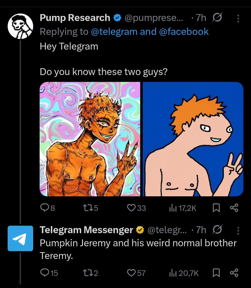 pumpresearch's tweet photo. Still don't believe Vektor is a intern?

Here's my thesis

First, one of my interactions with Telegram became one of the most viewed posts

Now here's the interesting part

Look closely at the Weird Normal Brothers logo posted days ago

Gram logo was already there and it's identical to the one Durov just revealed

Just my analysis, not financial advice

My call was at $1K MC a week ago

Went from $1K MC to $17K MC

Now sitting around $8K MC

Vektor intern gem

DYOR

IYKYK

TON: EQDBNlj4hVt7c0JjX-NJbbI4cr_EM07e6mLAMmE5cKvt66IQ