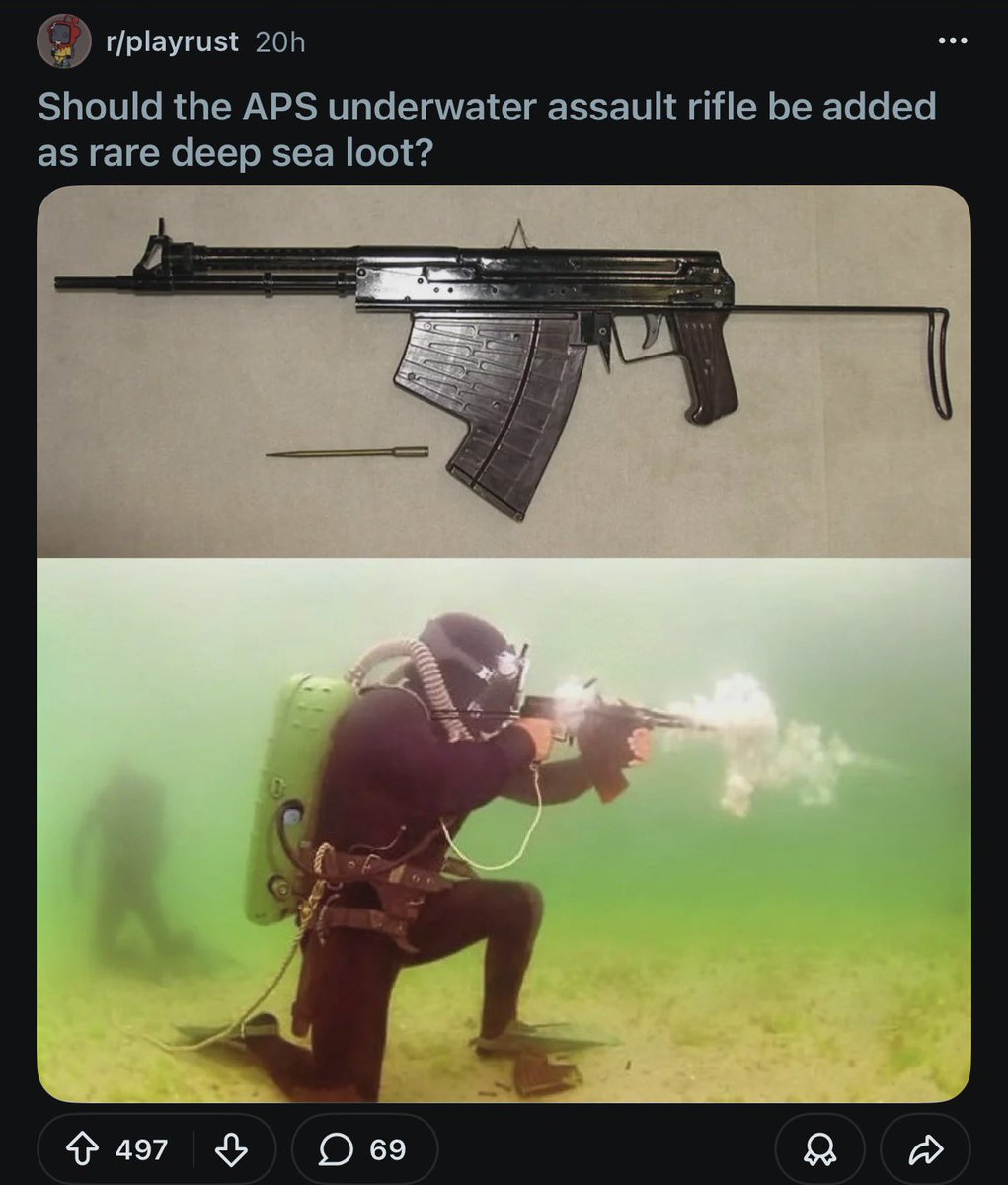 Atmo_Live's tweet photo. Rust users water fetish needs to be studied. Like are you guys okay? https://t.co/0r0l7iH1P6