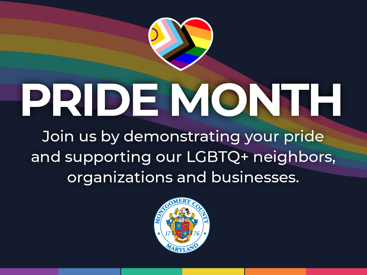 MontgomeryCoMD's tweet photo. June is Pride Month, and there are many ways to celebrate across Montgomery County. 🌈 From Pride in the Park and Takoma Pride to Rockville Pride and Pride in the Plaza, find events for all ages and communities throughout the month: https://t.co/pDTc8jPzlx https://t.co/x4zV8bK9t8
