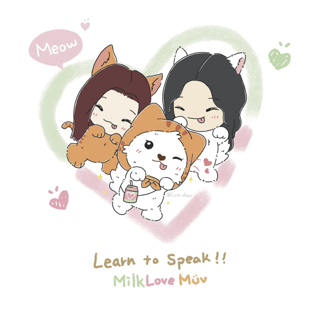 Lutodraw's tweet photo. Speak!!
🐶💚🩷
🐼🐣💙💛
🦋👧🏻🧡💜
#MilkLove #NamtanFilm #EmiBonnie 
#SAMTUABAHT 
@panlyyy @loverrukk @muvmuv_GMMTV 
@NamtanTipnaree @filmracha @lunar_GMMTV 
@emiamily @beonnnie @any_GMMTV https://t.co/F3KWoaVITH