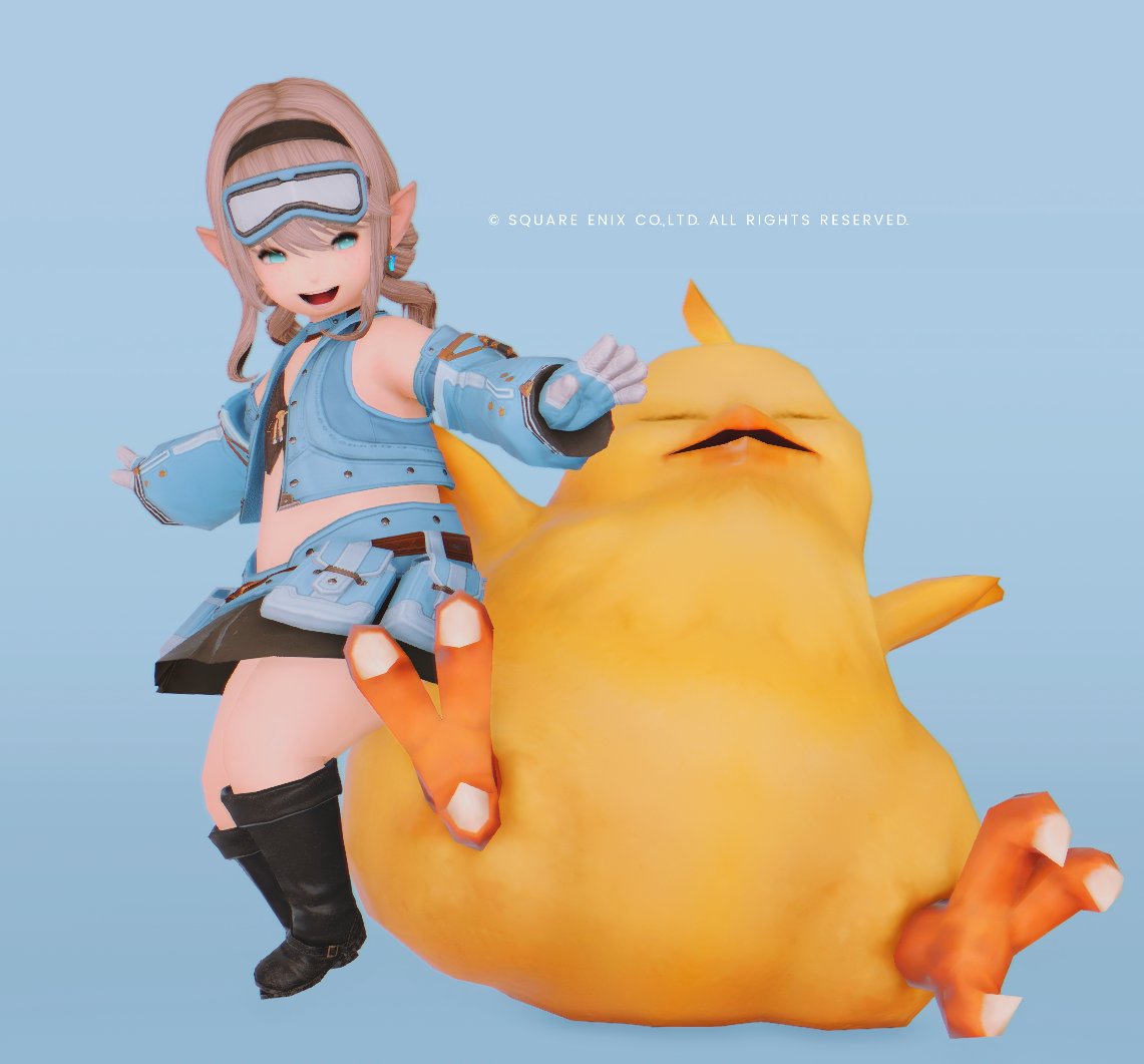 Lydia_s88's tweet photo. #おはララ #FF14 #ララフェル　
🐥💙 https://t.co/XvMdaw2aJz