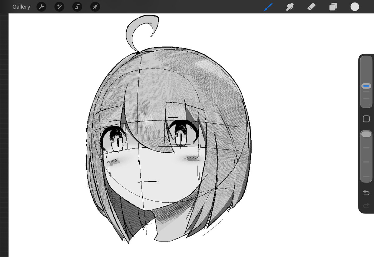 kme_a1's tweet photo. I should refine the line for less messy hair... https://t.co/2OkAyqxR74