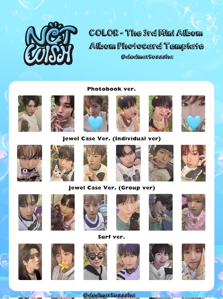 yoocart's tweet photo. wtt / lft

nct wish color photobook album pc

have: sion jaehee ryo

want: yushi sakuya (2nd pic with 🩵)

loc: binondo manila
mod: jnt / sdd
 
🏷️ nct wish color photobook version photocard https://t.co/j6DDX7oBQx
