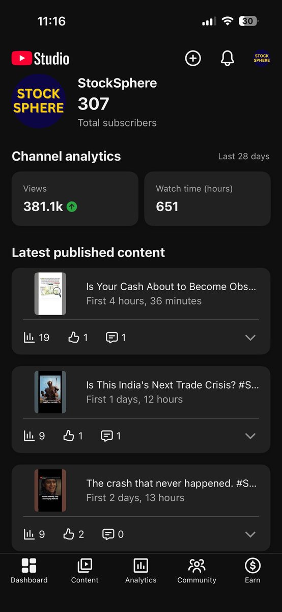 AnumaySaxena's tweet photo. @TeamYouTube Have Look at my Issue, before 10May my shorts were getting 1,000+ views each, after 10May my shorts views Dropped and New Shorts Getting 20-30 views(sometimes “0”), i have sent feedback mail 4 time, posted my issue on X, tried as you said, nothing worked, pls help! https://t.co/ubehlCXs0p
