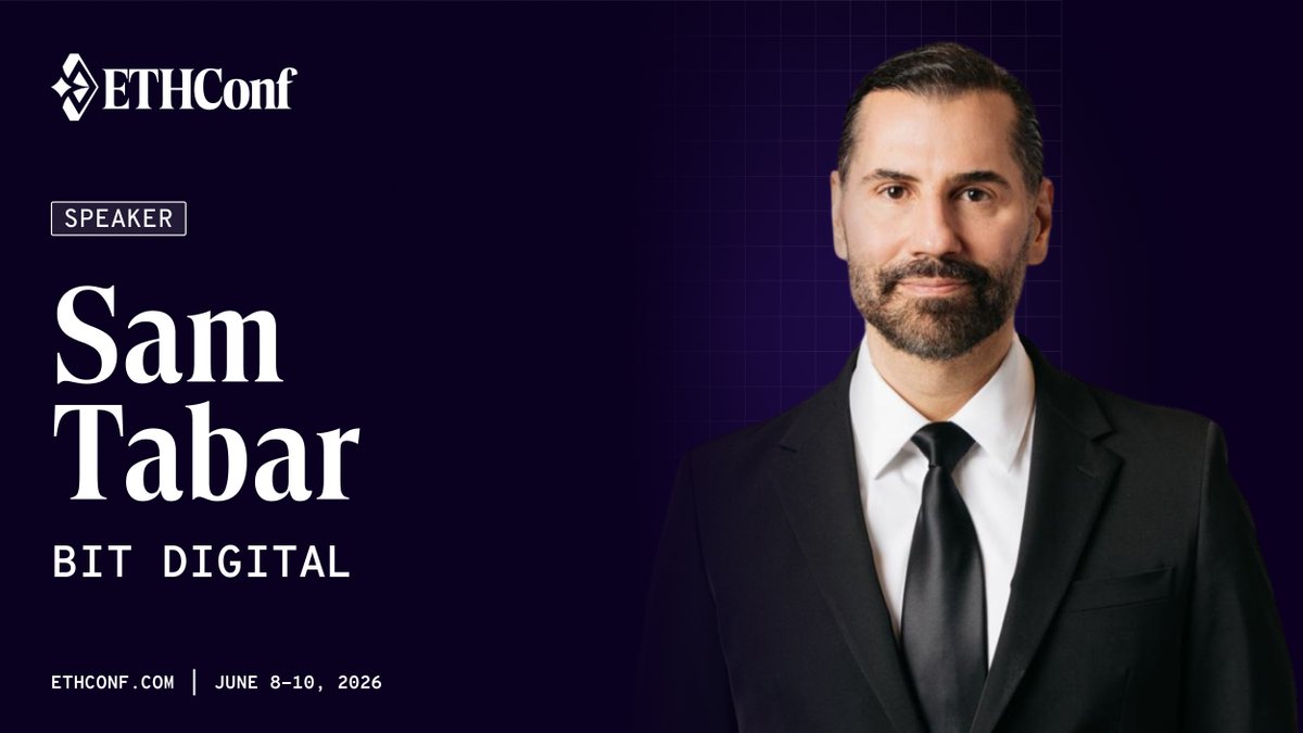BitDigital_BTBT's tweet photo. Bit Digital is heading to @ETHConf in NYC June 8-10.

Join @SamirTabar for a fireside chat moderated by @AdamDeanWozney of @Circle on June 10th.

The ETH thesis, AI infra, and why we're building both as core pillars. https://t.co/7WDFYGTyj9