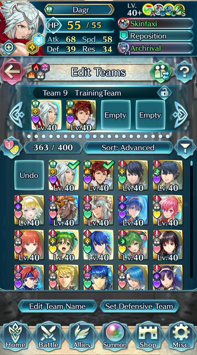 JVVC7270's tweet photo. @SubwayBossING07 Oomf I got like 6 of him when trying to get emblem Edelgard to +10 I cannot STAND his ass https://t.co/K7JtOWzSet