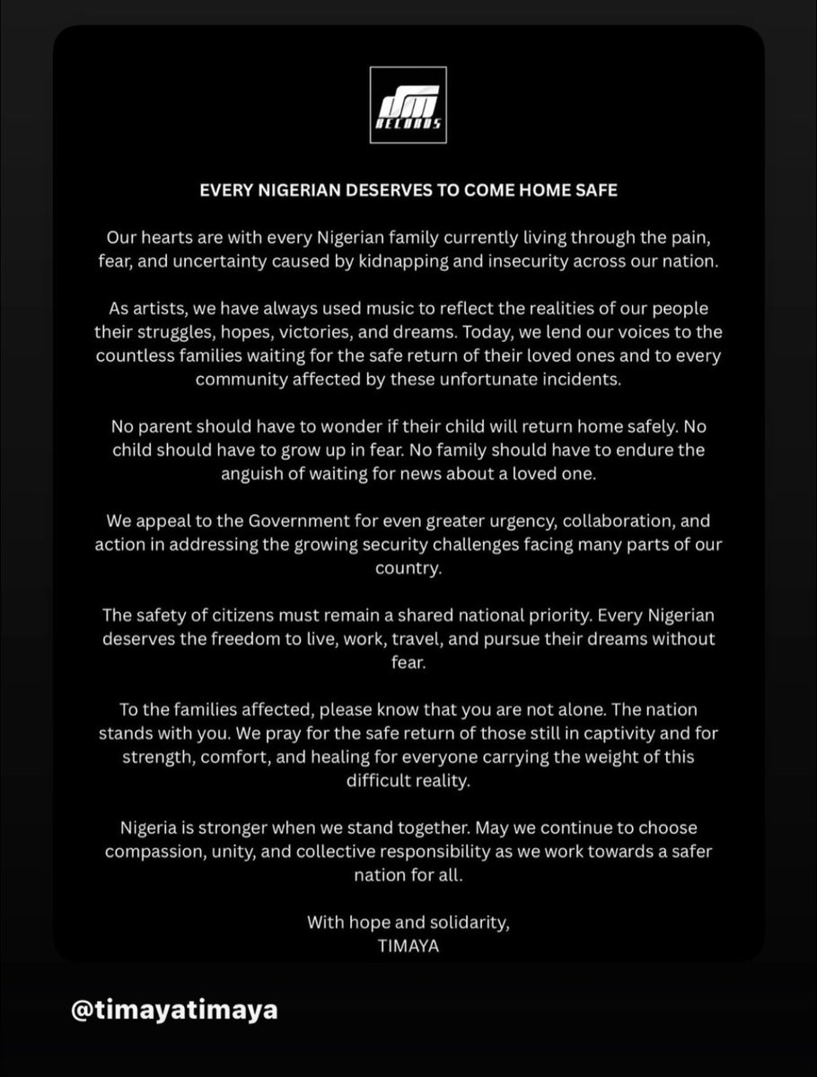 Timaya tweet media