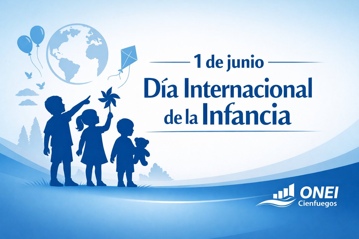 ONEICfgos's tweet photo. #1dejunio #DíaDeLaInfancia
Desde @CubaONEI en #Cienfuegos #Cuba, feliz día a todos los niños y niñas. https://t.co/fYiWGpSt27