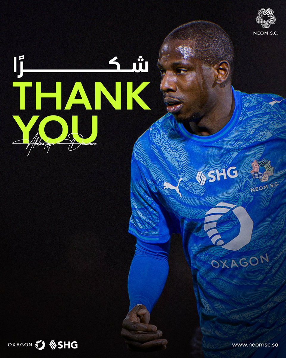 NEOMSportsClub's tweet photo. شكرًا عبدالله دوكوري على كل ما قدمته معنا خلال الموسم 💙🙏

#نادي_نيوم_الرياضي https://t.co/ra8rzUS1mE