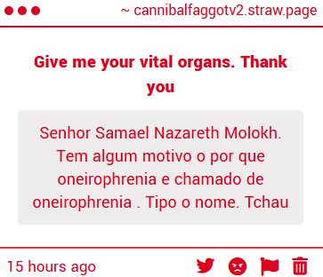 absolutetruth2_'s tweet photo. Oneirophrenia é um tipo de psicose que faz tudo parecer com um sonho, mesmo que você esteja acordado. Ele causa alucinações e confusão, assim como a perca do senso comum. Esse nome se encaixa perfeitamente com os temas de Oneirophrenia, por isso escolhi esse nome. Tchau https://t.co/pvVWHem4Il