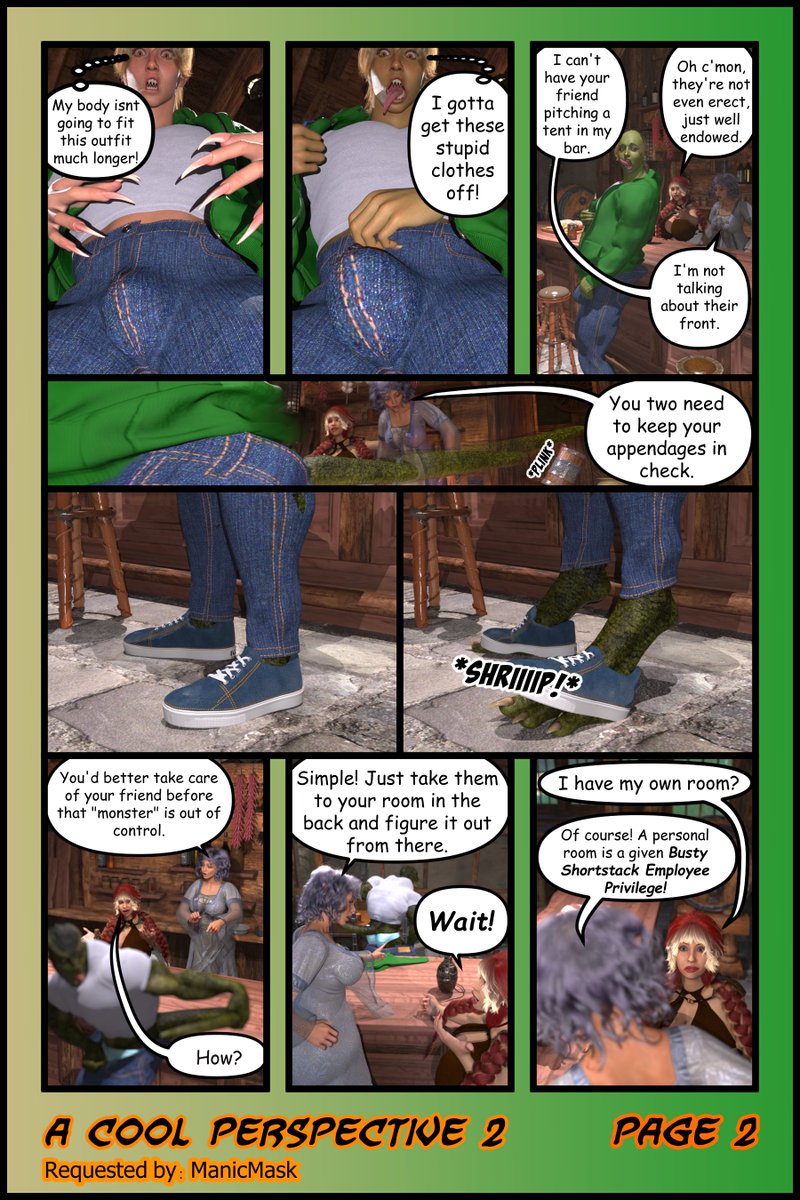 Aberrility's tweet photo. ManicMask requested a sequel to their first request on DA where a sexy dwarf gives their friend a dose of karma, but they'll get a big something in return. All credit for the story is theirs, and you can find them at
EndorKing on DeviantArt
@ManicMask 
https://t.co/KCdqoFw53C https://t.co/WnzDArYyRJ