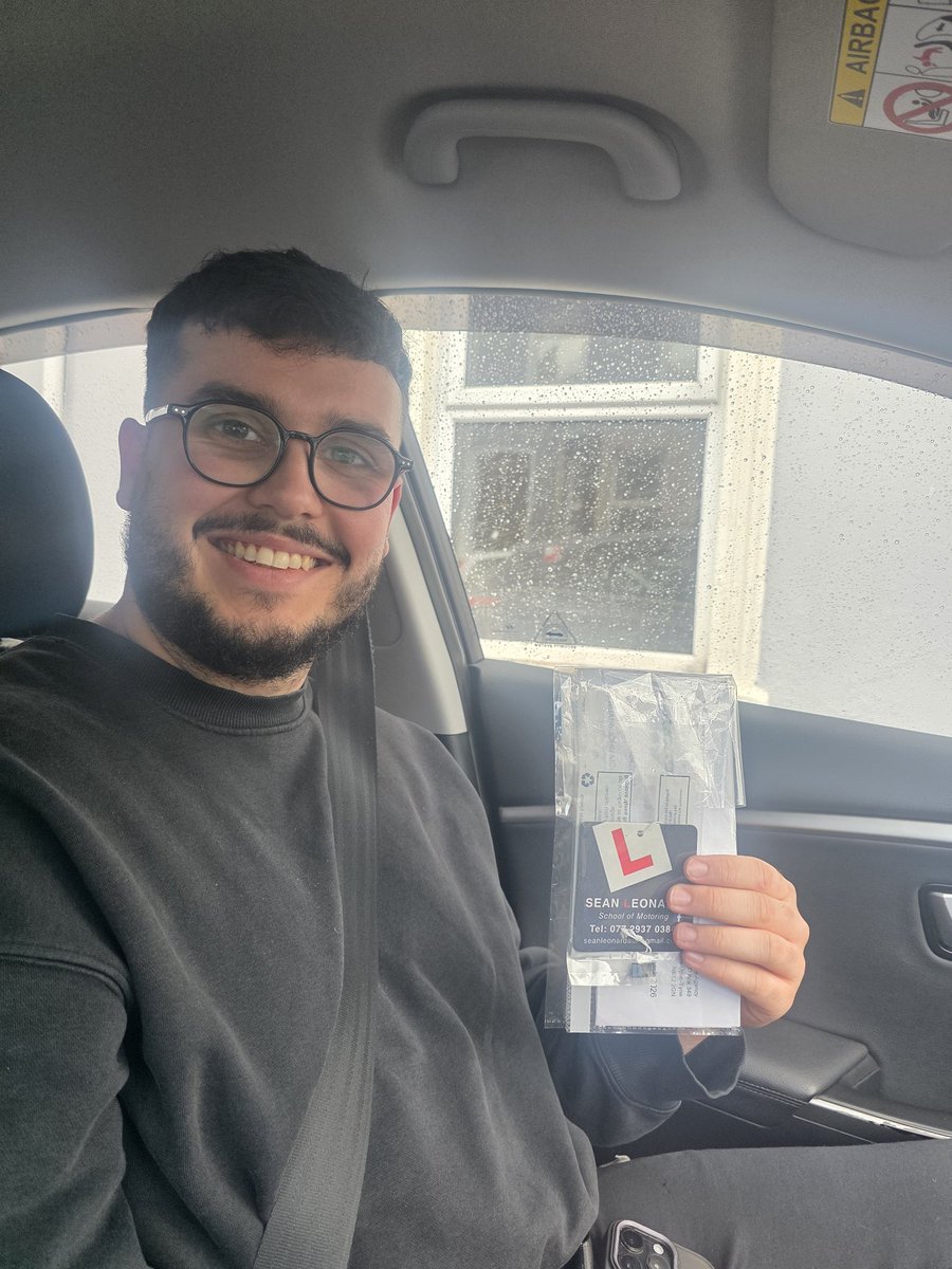 SeanLeonardADI's tweet photo. Well done Ruairi McGuinness on passing your driving test. Beep beep. 
Have a good week.

Great drive, Congrats and safe driving for the future ahead 

Hard work paid off, go now and be safe and enjoy

LEARN WITH LEONARD
  A Skill 4 Life 

Could you be the next success. 
Pm 4 info https://t.co/mS42OoI0V6