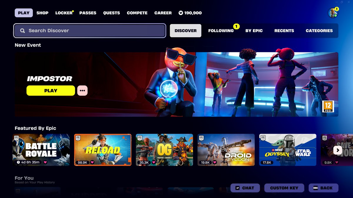 Keeneo9's tweet photo. Excited to announce that IMPOSTOR is officially in banner!

 Time to playyyyy 🔥!!!! https://t.co/1yCLp3yxx8