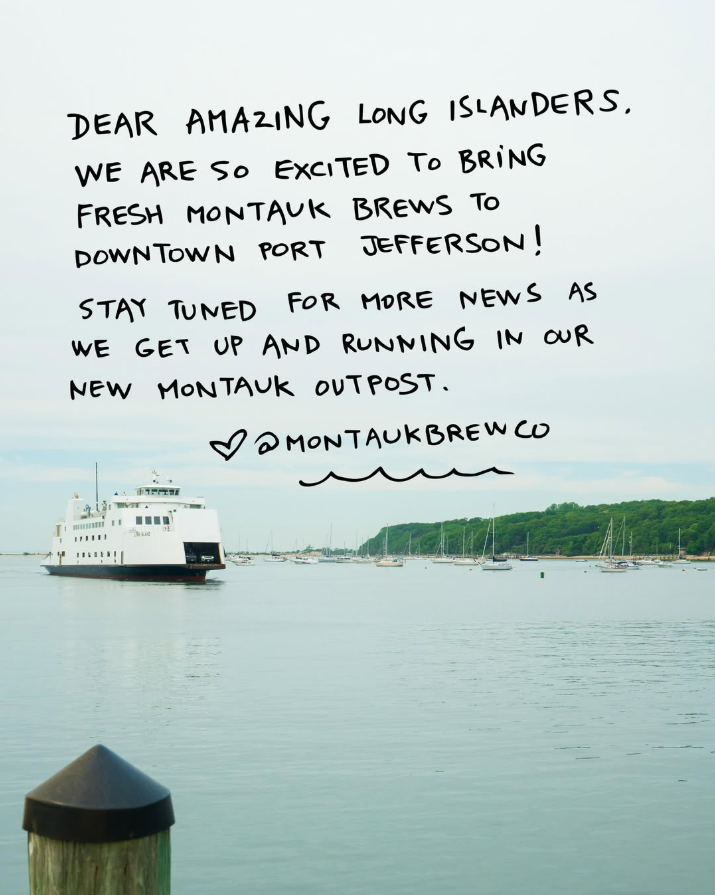 tilray's tweet photo. The news is out. 🍻

@montaukbrewco is bringing its laid-back coastal spirit to Port Jefferson, expanding its presence on Long Island and creating a new destination for craft beer fans this summer.

We’re excited for what’s ahead and look forward to sharing more about upcoming events, community partnerships, and summer activations in the months to come.

Stay tuned. 🌊☀️ #MontaukBrewing #LongIsland #CraftBeer #SummerOnTheIsland #TilrayBrands

https://t.co/mjM8vLQbH8