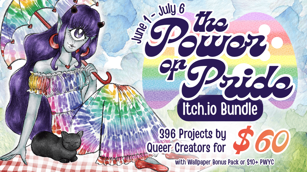 TaylorMcCue5's tweet photo. After a year of censorship, crackdowns, and legal attacks the queer community needs your help.

The Pride Bundle funds 284 queer artists directly.

Support real people not corporations and nonprofits.

60$: https://t.co/7PuvaDHPwX

10$:  https://t.co/YbTUymQXjq

#PowerofPride2026 https://t.co/hfXjzLPALt