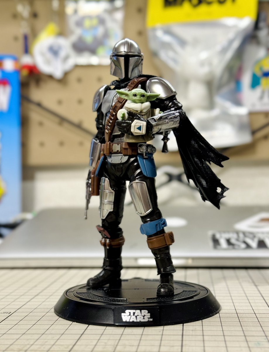 C85Mar's tweet photo. #BLOKEES のマンドー。ええやん。
#mandalorian #grogu https://t.co/ufE3NFj97e