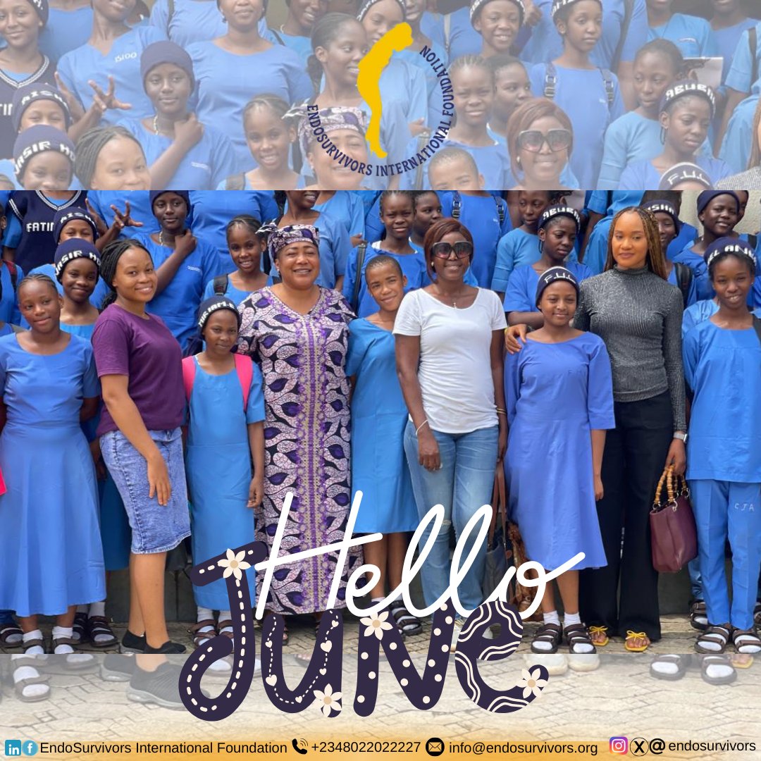 EndoSurvivors's tweet photo. It's almost half year already!
Wishing you a most productive June.
Happy New Month✨️

#endometriosisnigeria #endosurvivors #endendo https://t.co/zb1mSEDzmY