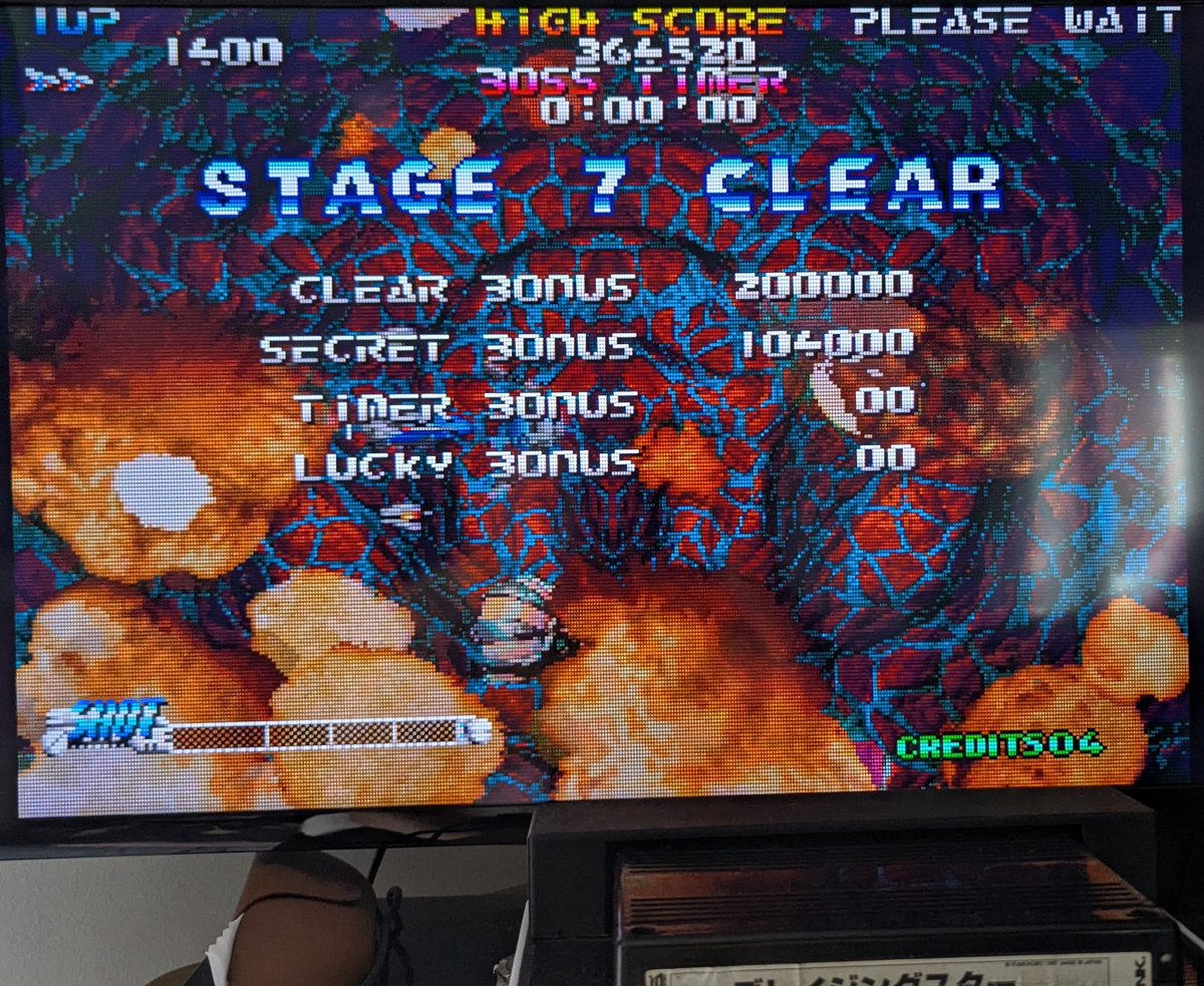 retrogubb's tweet photo. Blazing Star time!
I do enjoy a good shmup every now and again, even though I am TERRIBLE at them and pretty much just bumble my way though with ALOT of continues!
Good ol' arcade games for you hey!
#retrogaming #snk #neogeo #arcade https://t.co/1ZMtCaOU7e