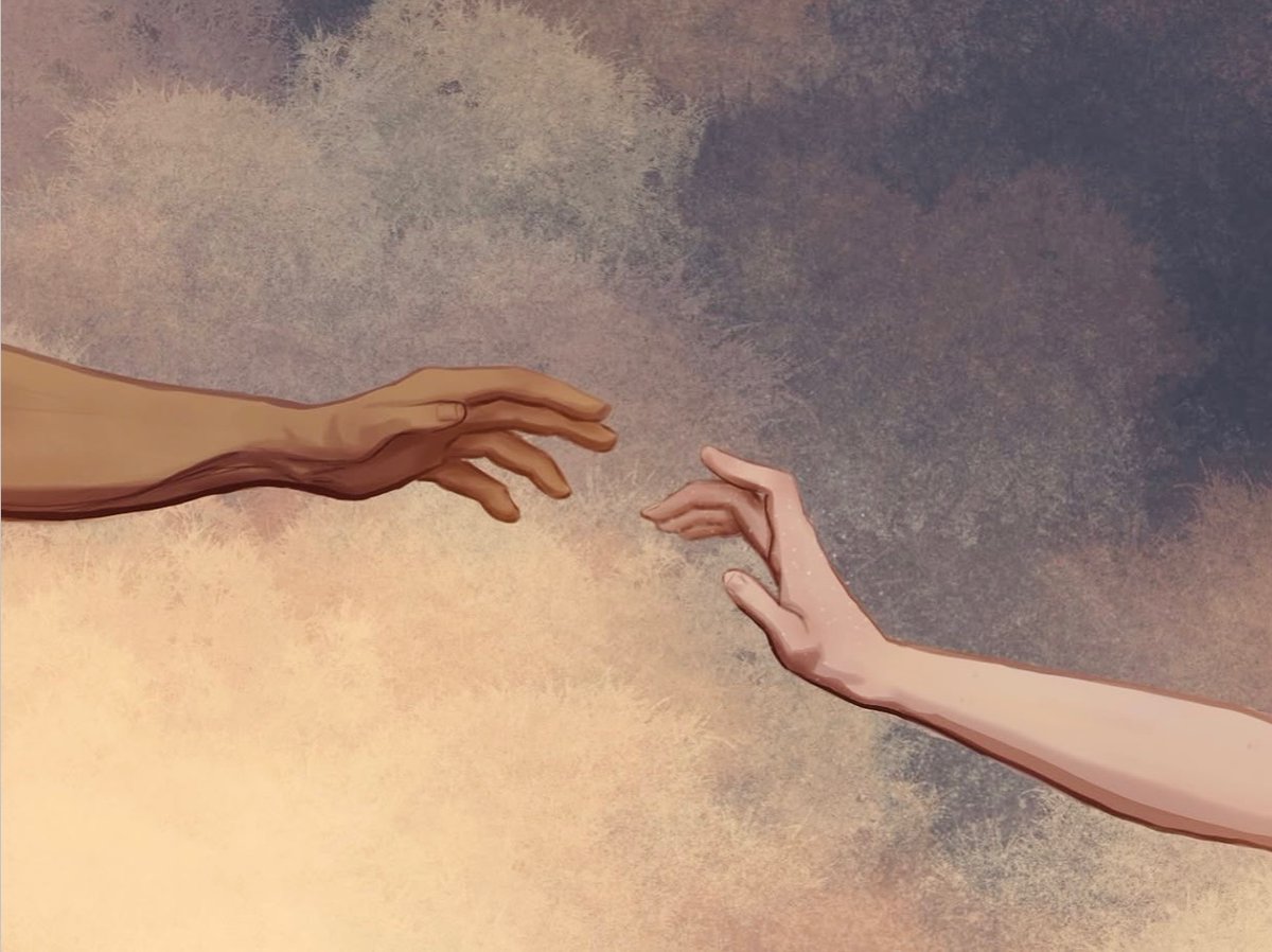 lolasbutthole's tweet photo. this michelangelo inspired piece of feyre &amp; rhysand (and the blonde ape) by https://t.co/jKtSEOjZLU is so pretty. https://t.co/g5oPLMT57D