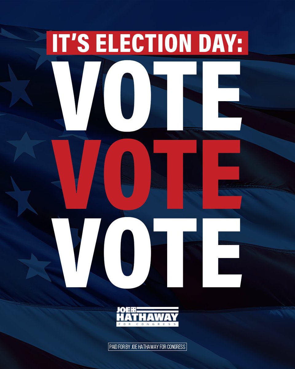 🗳️ Election Day is here! Polls are OPEN until 8:00 PM! Find your ...