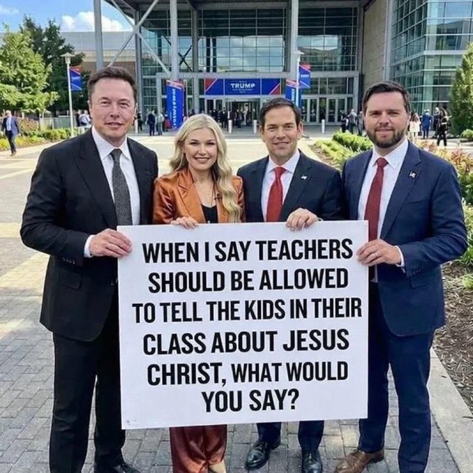 AntiWokeMemes's tweet photo. Should this be allowed in schools?

A. YES
B. NO https://t.co/FjWXGmccfk
