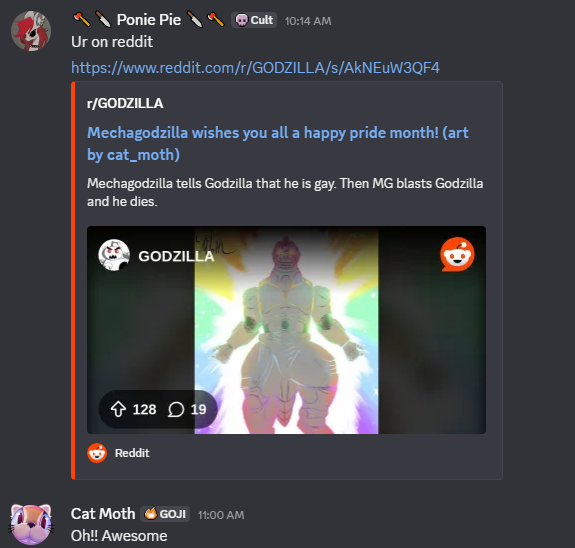 cat_moth's tweet photo. Whenever I get my art shared around like this, it makes me so happy 🥹 https://t.co/RxkAm3tIve