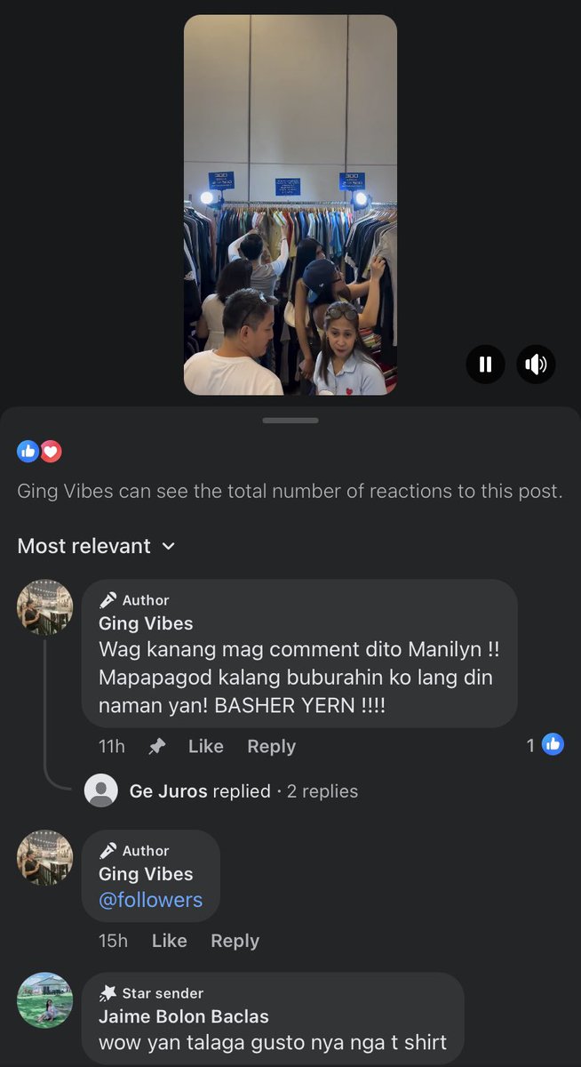 TwiiiiZyyyyy's tweet photo. kyot nag u ukay-ukay din pala si rainah hshdjhajs salute kay ate na nag d- delete ng comment ng basher 😝 https://t.co/RVRMKvHhyy