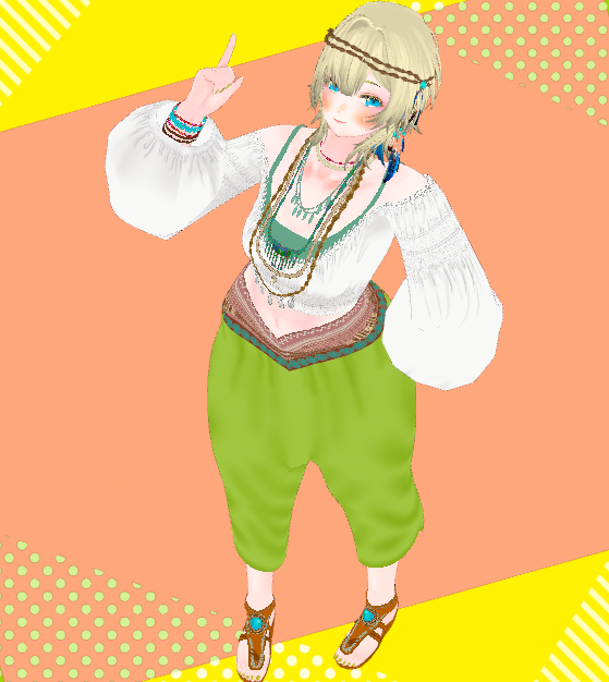 rushanaruu's tweet photo. 昨日に引き続きではありますが、#BiRDLAND_az 様の企画でいただいたトップスを使わせていただきました～
色々組み合わせて着られそうなんですよね～
重ね着もですけど軽く羽織るものもいけそう
plainのトップスなら色も若干変えられそうです
ありがとうございました～🙇　

#VRoidファッション https://t.co/pqWnYwmErM