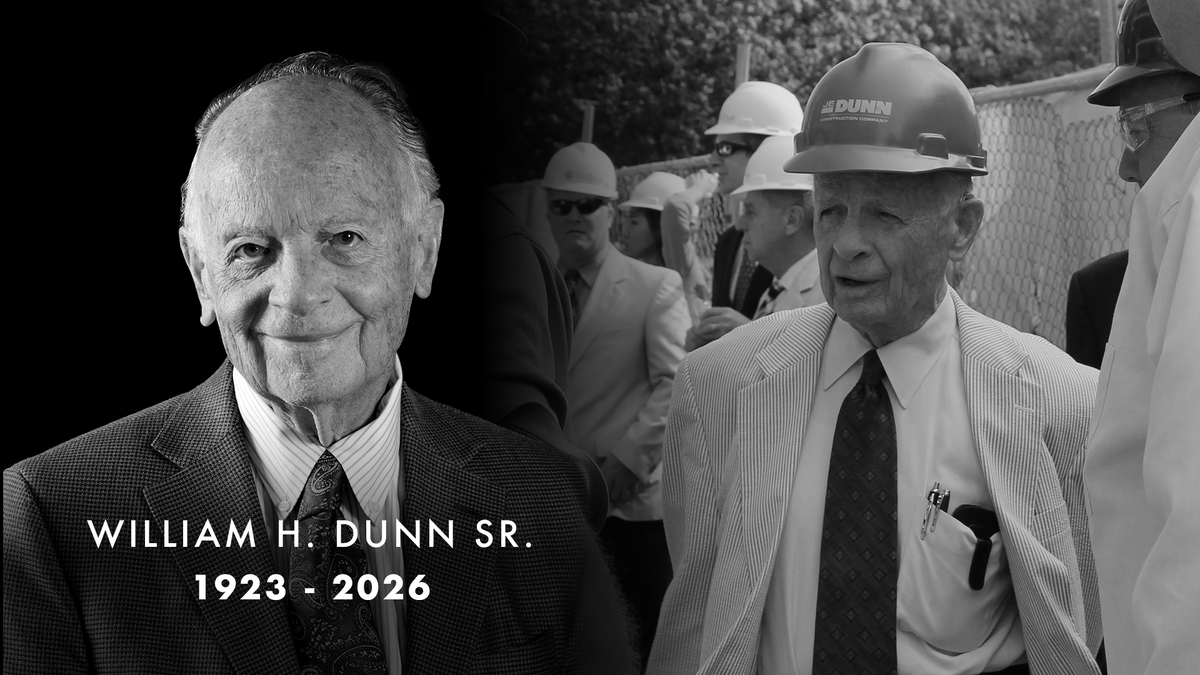 JEDunn's tweet photo. It is with great sadness that we mourn the passing of Mr. William H. Dunn Sr.

Mr. Dunn, whose leadership of JE Dunn Construction spanned more than seven decades and whose legacy is defined by extraordinary generosity, passed away on Sunday, May 31.

https://t.co/LKuZHfQ8MI https://t.co/sPbrwrAeYw